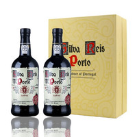 葡萄牙原瓶进口 希梵国王（SILVA REIS）茶色波特酒 加强型甜葡萄酒 微醺晚安酒 双支礼盒装