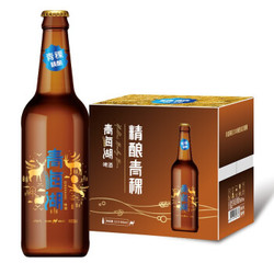 青海湖啤酒  精酿青稞500ml*12 瓶 整箱装 *2件