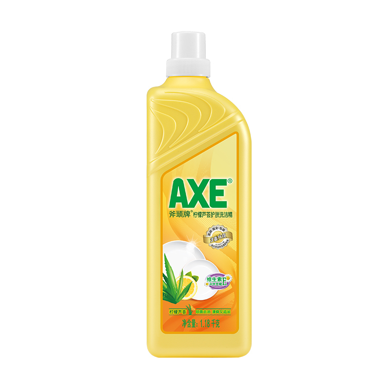 AXE 斧头 牌（AXE）柠檬芦荟护肤洗洁精1.18kg*3瓶 添加芦荟精华倍护双手