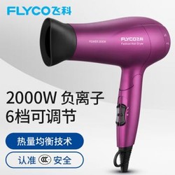 飞科(FLYCO)FH6618负离子吹风机大功率冷热风静音电吹风家用宿舍吹风筒 FH6618标配