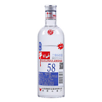 Niulanshan 牛栏山 二锅头白酒 绵柔圆玻 国际版 58%vol 清香型白酒 500ml 单瓶装