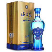 88VIP：YANGHE 洋河 海之蓝42度520ml*2瓶旗舰版浓香型白酒 520ml*2瓶