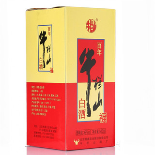 Niulanshan 牛栏山 百年牛栏山系列 福百年 36%vol 浓香型白酒 500ml*6瓶 整箱装