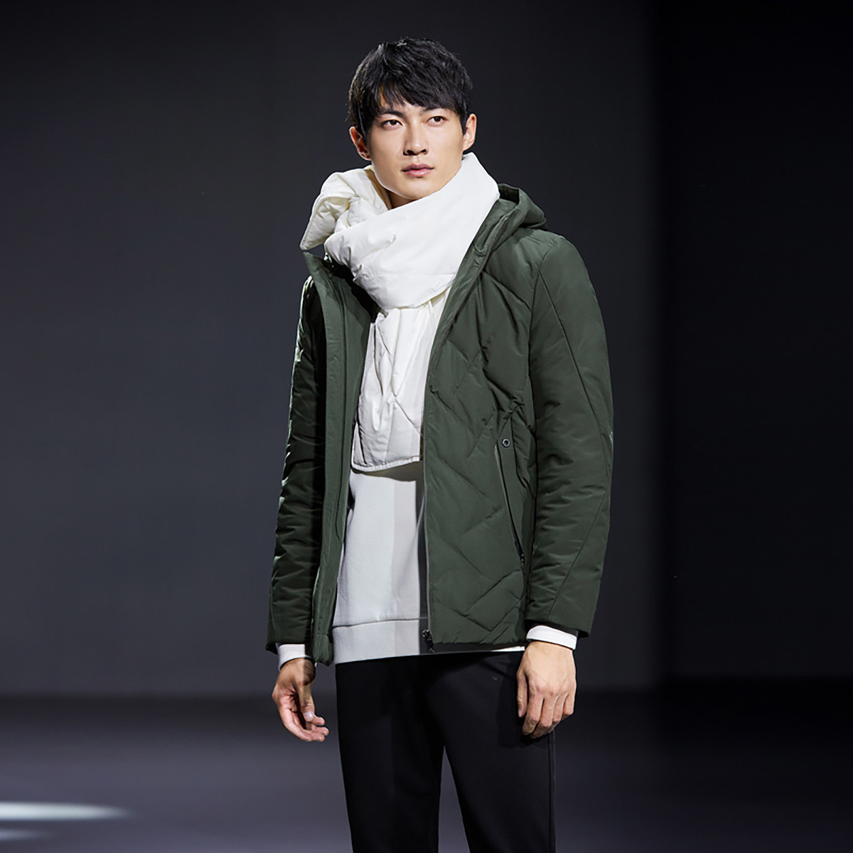 hla 海澜之家 hwraj4e080ab8 男士羽绒服