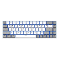 FL·ESPORTS 腹灵 F12 68键 双模机械键盘 白面灰 凯华BOX白轴 单光