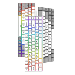 FL·ESPORTS 腹灵 F12 双模机械键盘 68键 BOX轴 单色背光