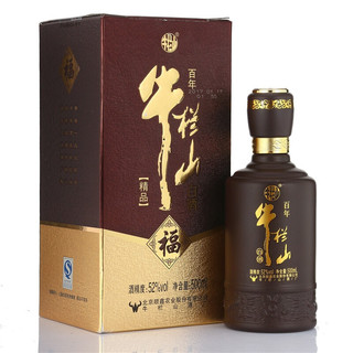 Niulanshan 牛栏山 百年秘酿 精品 52%vol 浓香型白酒 500ml*6瓶 整箱装