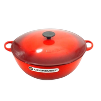 Le Creuset 酷彩 铸铁珐琅系列 珐琅铸铁汤锅 22cm 樱桃红