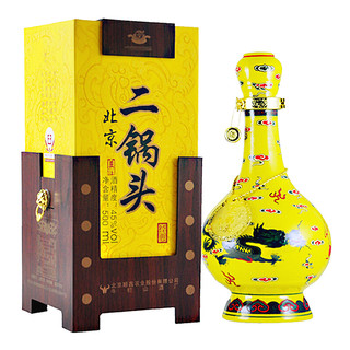 Niulanshan 牛栏山 经典二锅头 黄瓷 45%vol 清香型白酒