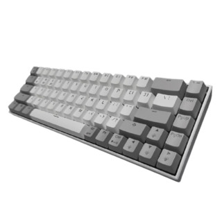 FL·ESPORTS 腹灵 F12 68键 双模机械键盘 灰白色 凯华BOX白轴 RGB