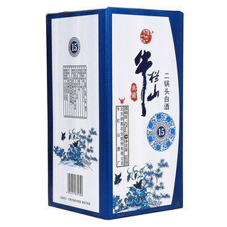 Niulanshan 牛栏山 二锅头白酒 典藏15 42%vol 清香型白酒 500ml*6瓶 整箱装