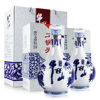 Niulanshan 牛栏山 二锅头 青花瓷 52%vol 清香型白酒 500ml*2瓶 礼盒装