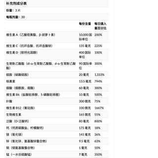 MUSCLETECH 肌肉科技 基础白金版系列 维生素 片剂 90片