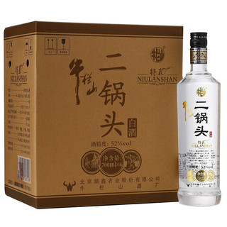 Niulanshan 牛栏山 二锅头 特10 52%vol 清香型白酒 700ml*6瓶 整箱装