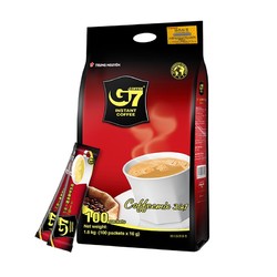G7 COFFEE 中原咖啡 原味速溶咖啡 100条共1600g *4件