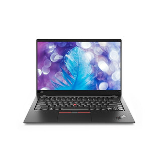 ThinkPad 思考本 Carbon 2020款 4G版 14英寸 轻薄本 黑色(酷睿i7-10710U、核芯显卡、16GB、512GB SSD、1080P、60Hz、20U9007GCD)