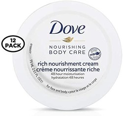 Dove 深层滋养护理干燥皮肤保湿霜 75ml 2.53 盎司（12 件装）