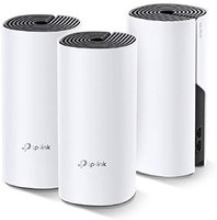 TP-Link Deco Deco M4 网状WL围，适用于房屋，建筑群，多种工作模式，6个千兆端口，白色