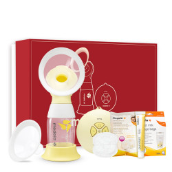 medela 美德乐 Medela）丝韵 舒悦版 电动吸奶器单边 挤奶器母乳集奶器吸乳器 Swing Flex 新品升级（礼盒装）