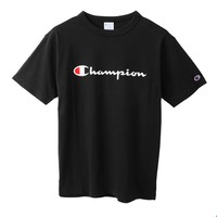 Champion  C3-P302 男女款日版草字印花T恤