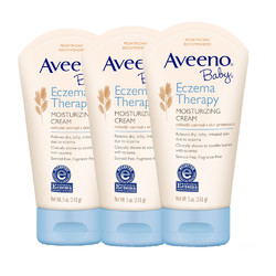 Aveeno/艾维诺 燕麦婴儿多效修护保湿湿疹润肤霜141g*3