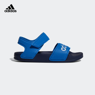 阿迪达斯官网 adidas ADILETTE SANDAL K小童游泳运动凉鞋G26878 蓝/白 39(240mm) *5件