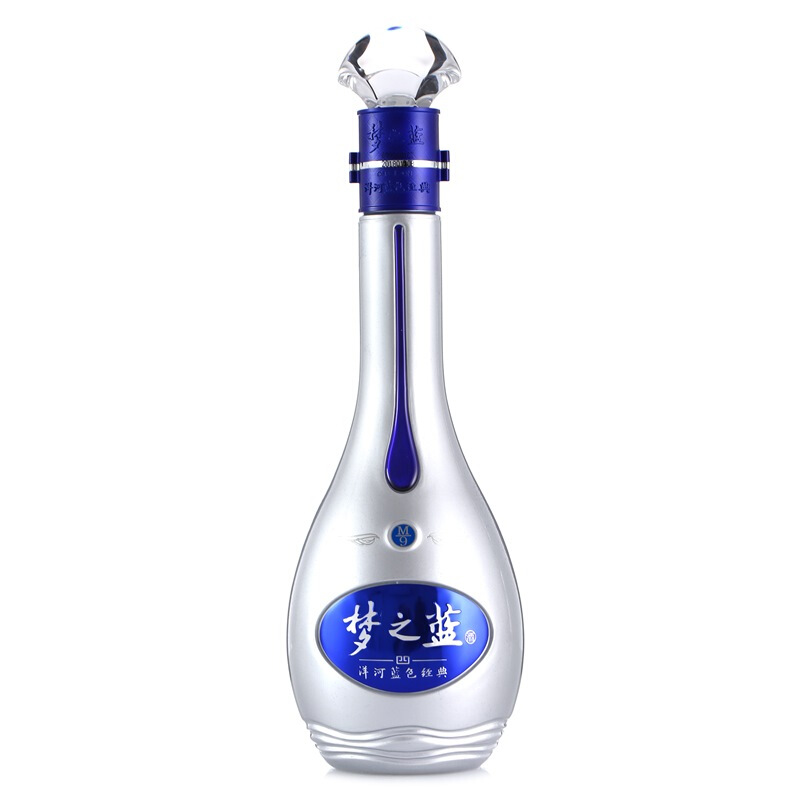 YANGHE 洋河梦之蓝蓝色经典M9 52%vol 浓香型白酒500ml 单瓶装【报价