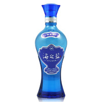 YANGHE 洋河 蓝色经典 海之蓝浓香型白酒 单瓶装 42度 520mL 1瓶