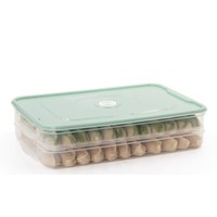 乐尚雅  LSY-JZH 冷冻饺子盒 2层1盖 2色可选