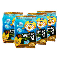 韩国Paldo葩朵原味海苔12包+喜之郎乳酸果冻882g大袋装+进口阿贝多网红酸奶+小饼干