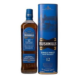 Bushmills 布什米尔 BUSHMILLS 百世醇 布什米尔 12年单一麦芽爱尔兰威士忌 700ml