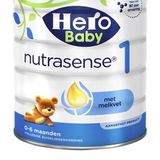 Hero Baby nutrasense系列 白金版婴儿奶粉 荷兰版 1段 800g