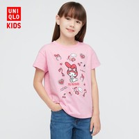 优衣库 童装/女童 (UT) SANRIO 印花T恤(短袖) 435637 UNIQLO