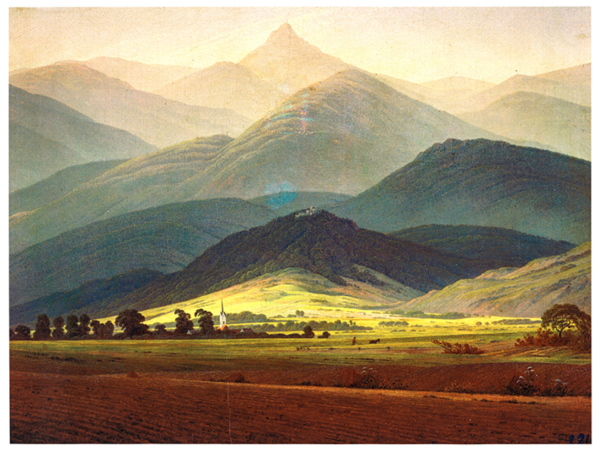 Riesengebirge的景色 大卫巨人山背景墙装饰画 什么值得买