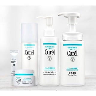 Curel 珂润 润浸保湿护肤套组（卸妆油 150ml+洁面 150g+化妆水 150g+面霜 40g+啫喱 6g） *2件