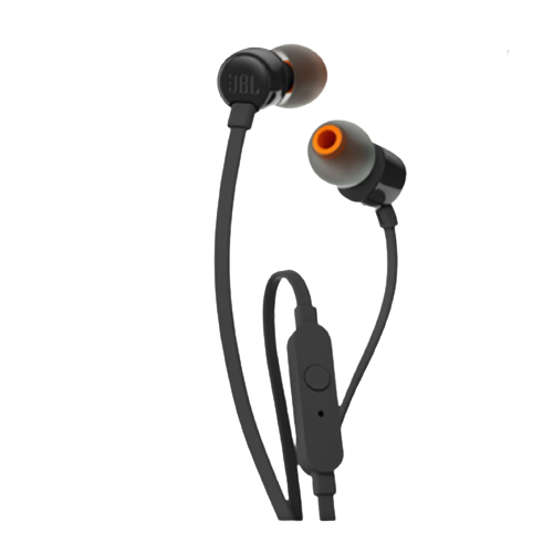 JBL 杰宝 TUNE 110 入耳式耳塞式有线耳机 黑色