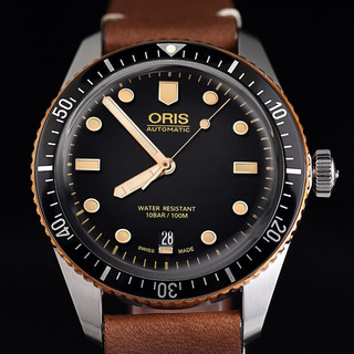 ORIS 豪利时 潜水65复刻系列 40毫米自动上链腕表 73377074354LS