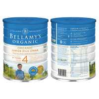 BELLAMY'S 贝拉米 澳洲贝拉米4段3岁以上900g规格*2罐四段儿童成长进口配方