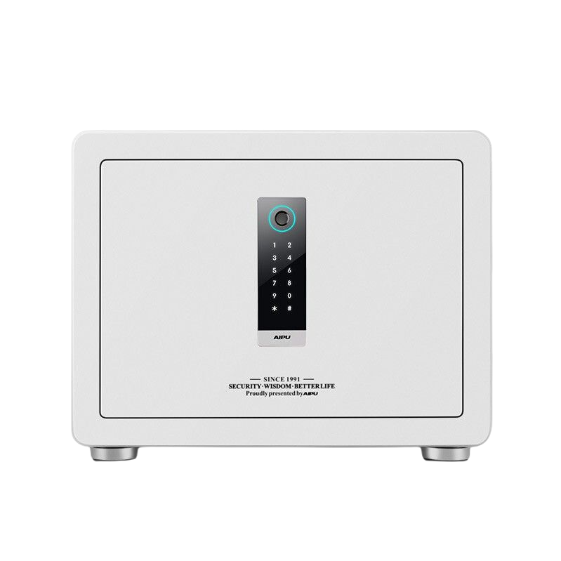 AIPU 艾谱 BGX-X1-30LD 保险柜 白色 指纹解锁+密码解锁+WiFi功能 高30cm