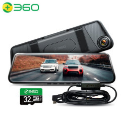 360 M320 全屏流媒体后视镜 尊享版+降压线 +32G内存卡