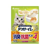 GAINES/佳乐滋尤妮佳日本进口 沸石猫砂 4L双层猫砂盆猫厕所适用 *2件