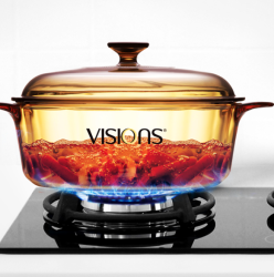 visions康宁325l汤锅耐热玻璃锅炖锅煮锅vs32