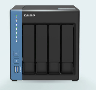 QNAP 威联通 TS-451D 四盘位NAS（J4025、4GB、2TB*4硬盘）