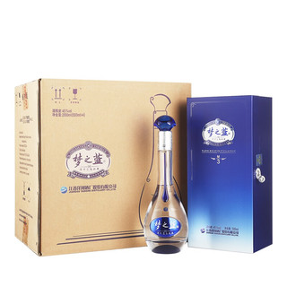 YANGHE 洋河 梦之蓝 蓝色经典 M3 45%vol 浓香型白酒 500ml*4瓶 整箱装