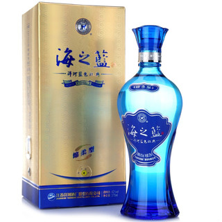 YANGHE 洋河 海之蓝 蓝色经典 42%vol 浓香型白酒 375ml*6瓶 整箱装