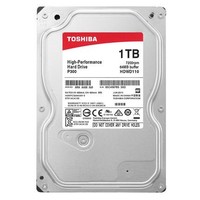 Toshiba/东芝P300 机械硬盘1T 7200转 垂直PMR 可监控 64M缓存 台式机电脑 3.5英寸 盒装1tb