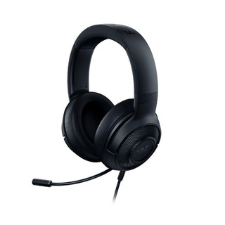 RAZER 雷蛇 北海巨妖标准版X USB版 耳罩式头戴式有线耳机 黑色 USB口
