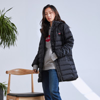 Levi's 李维斯 23986-0000 黑色连帽羽绒服