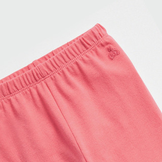 【布莱纳】Gap婴儿可爱打底裤319373春夏新款小熊刺绣宝宝裤子 73CM(6-12月) 粉红色