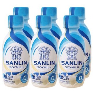 有券的上：SANLIN 三麟 纯豆奶 250ml*6瓶 *2件 +凑单品